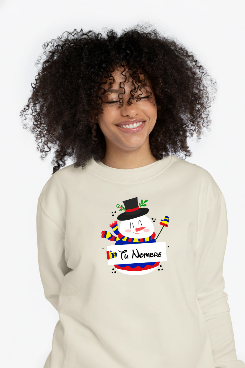 Hoodie “Muñeco de Nieve Personalizado”